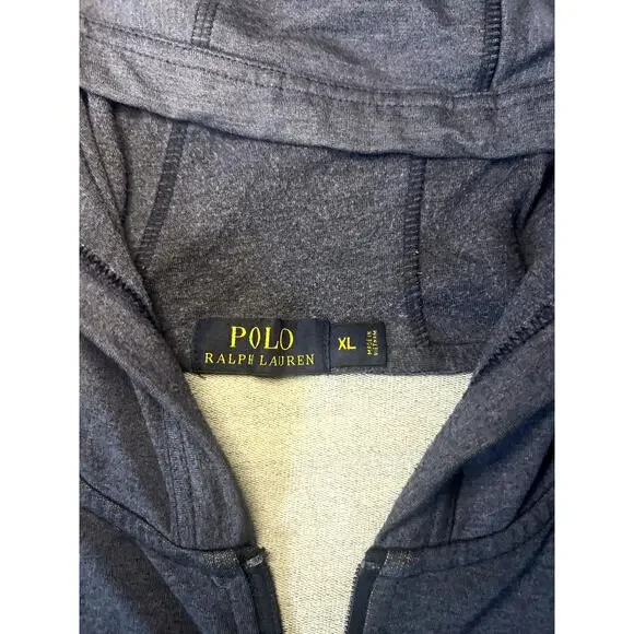 Polo Ralph Lauren Navy Blue Zip Up Jacket with Hood Mens Size XL - Picture 3 of 6